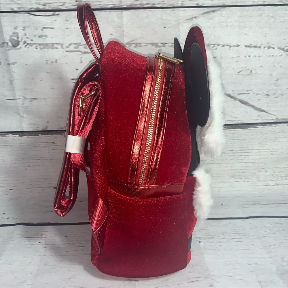 Disney Santa Mickey Mini Backpack Loungefly NEW! - Picture 3 of 7